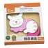 Puzzle silueta Viga 4 piezas Gato