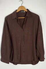 CAMISA VISCOSA JOLT CHOCO