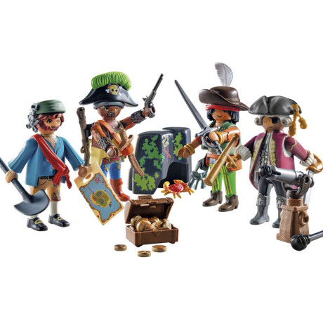 Set De Cuatros Piratas Playmobil 83 Piezas