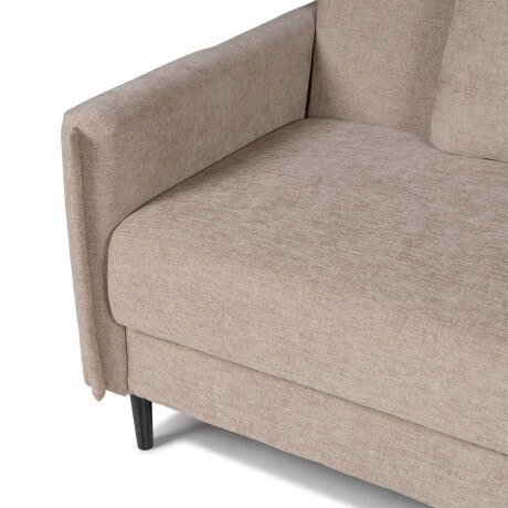Sofá Cama Calma - Tela Microfibra 130 (Beige)