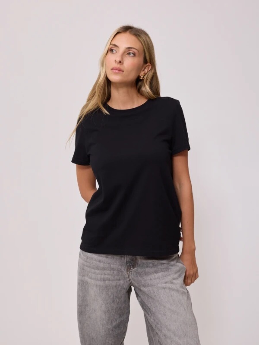 T-SHIRT RUSTY ELUNA - NEGRO 