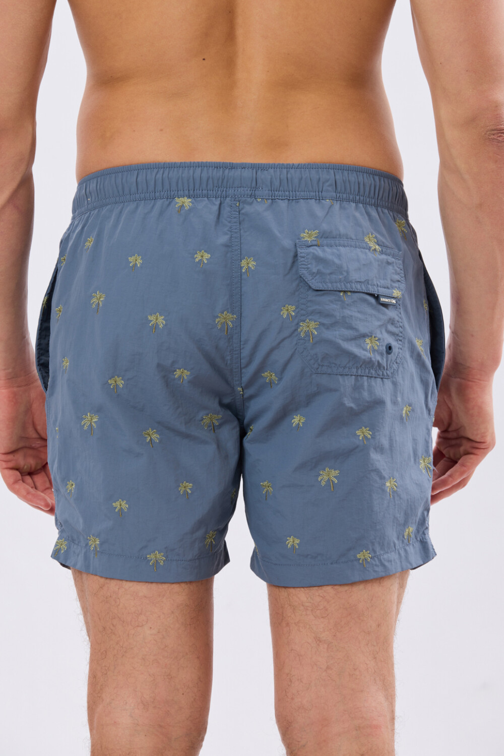 SHORT DE BAÑO BORDADO Piedra