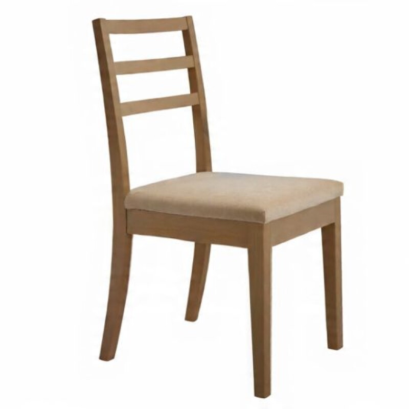 SILLA BAJA - MADERA CLARA - TAPIZADO TELA BEIGE SILLA BAJA - MADERA CLARA - TAPIZADO TELA BEIGE