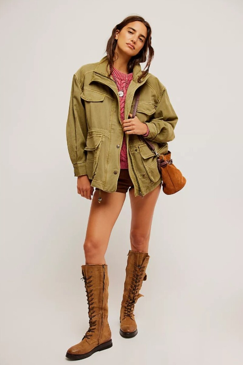 CHAQUETA UTILITY ARYA Verde