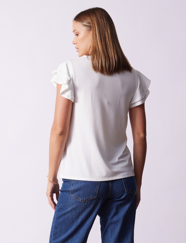 Blusa Volados CRUDO
