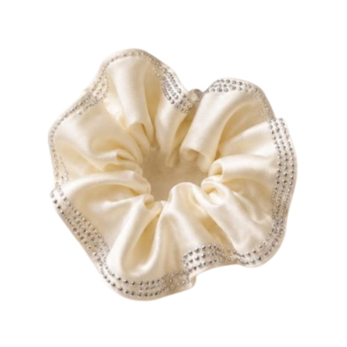 Colero individual Beige con brillos