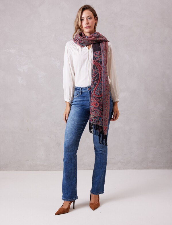 Bufandon Arabescos NEGRO/MULTI