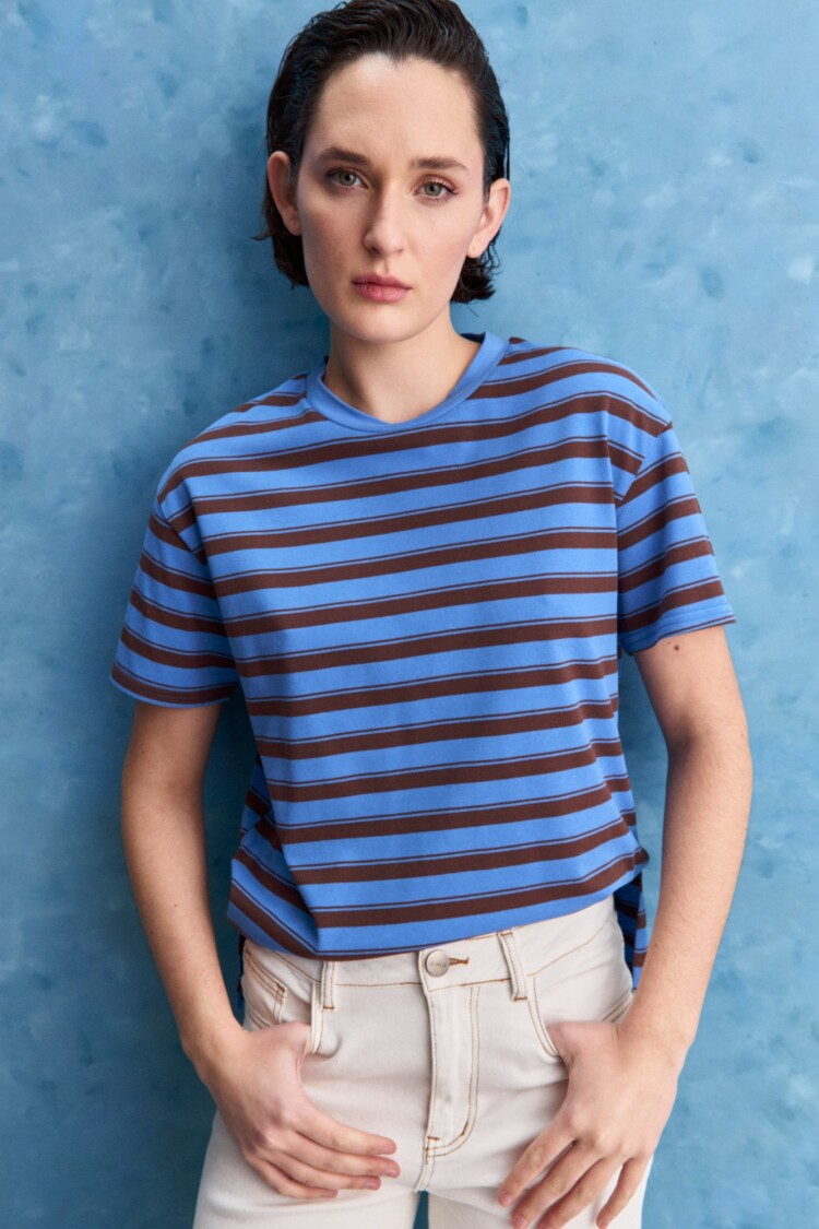 REMERA AMIATA Azul Regata