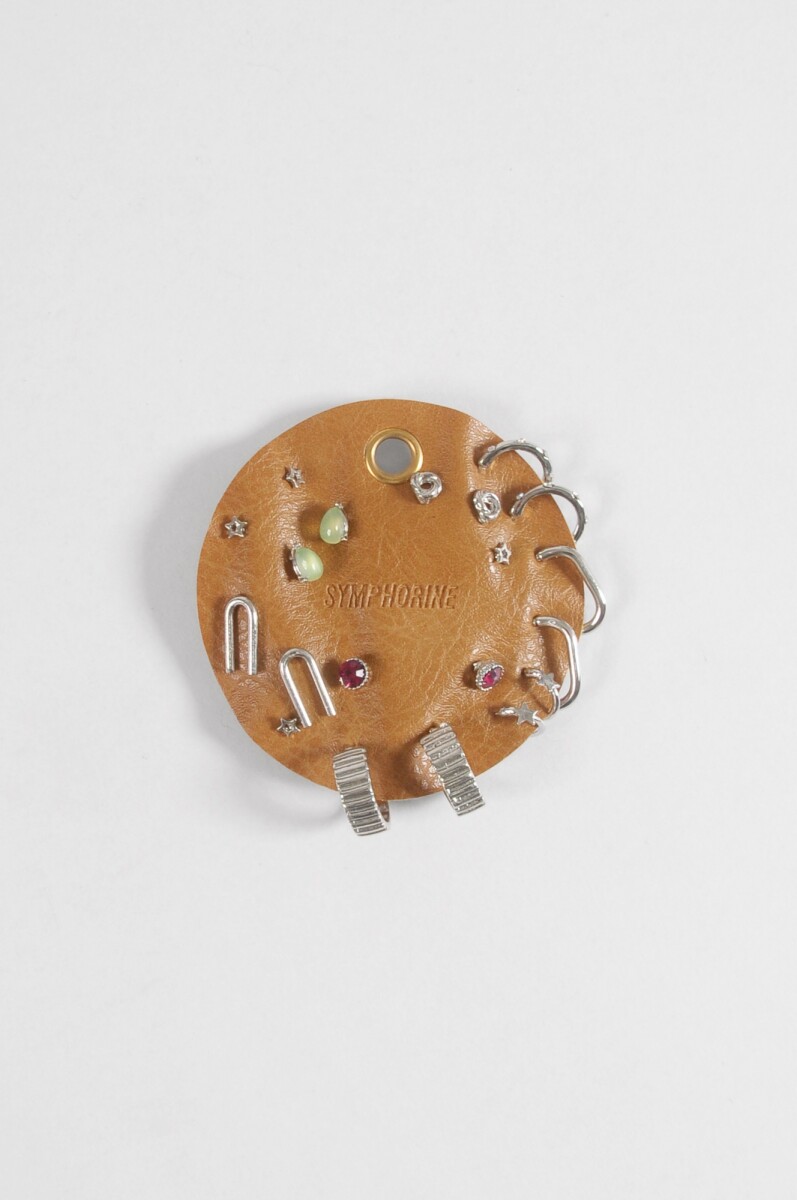 Set de 10 pins variados - plateado 