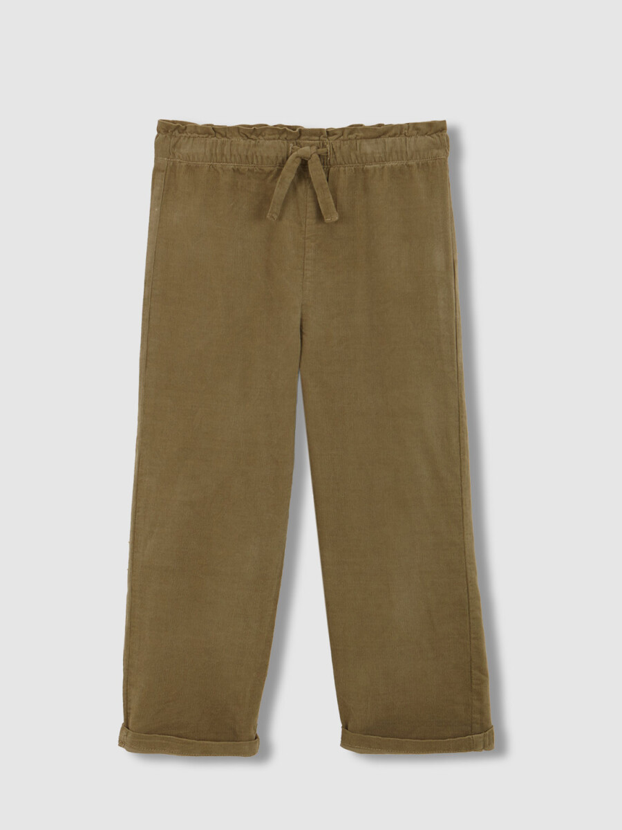 Pantalon De Micropana Verde Viejo