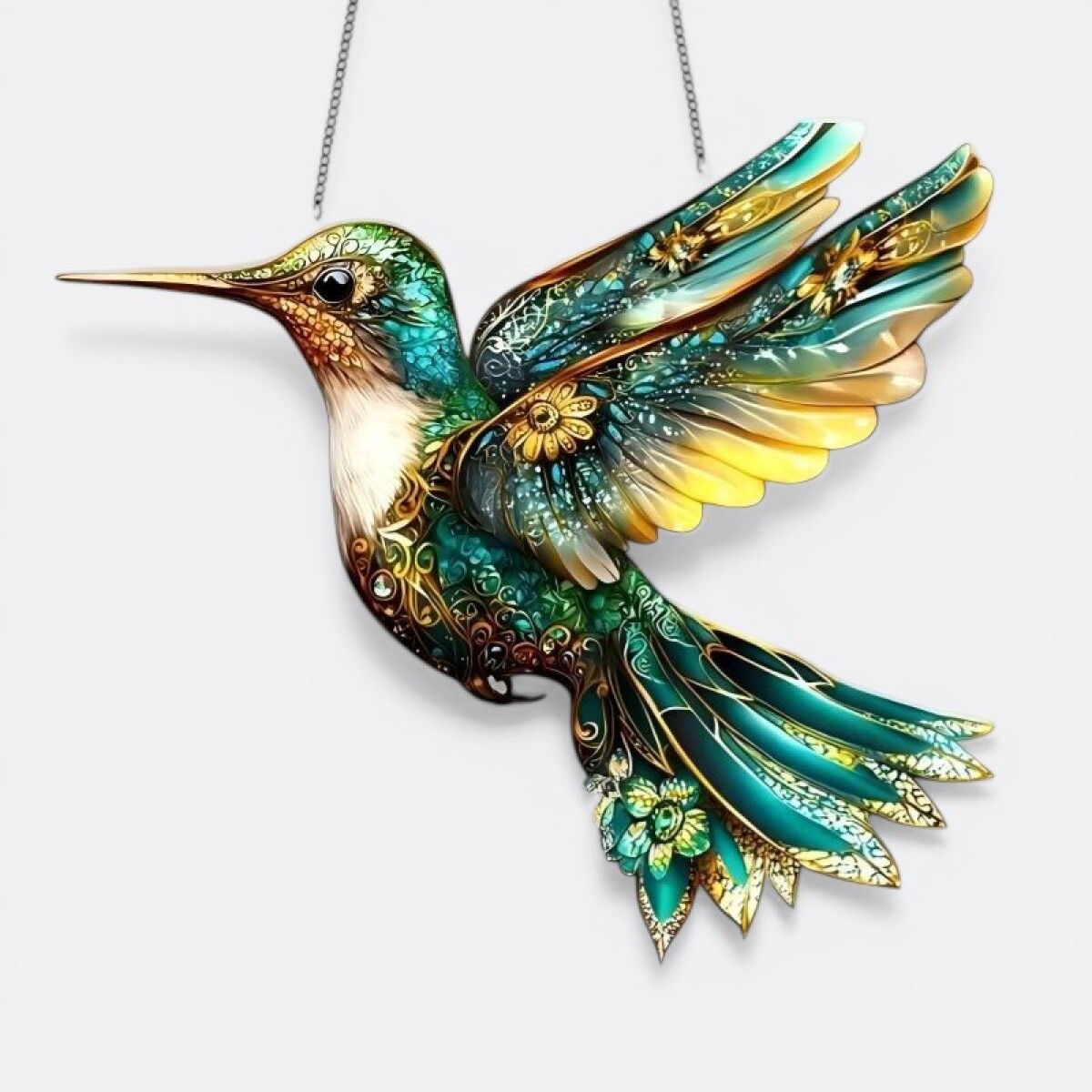 Colgante Decorativo Colibrí Imperial - Verde 