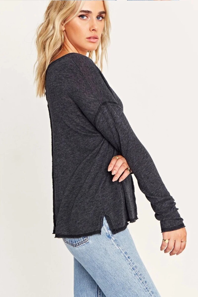 POLERA GET UP AND GO Gris