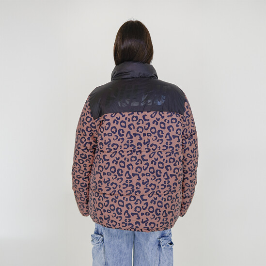 Campera Pulau Puffer Gloffy Reversible Negro
