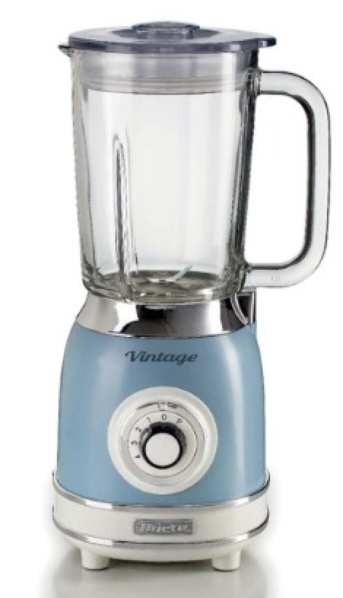 Licuadora Vaso de Vidrio Vintage Azul Ariete Mod. 929/850 