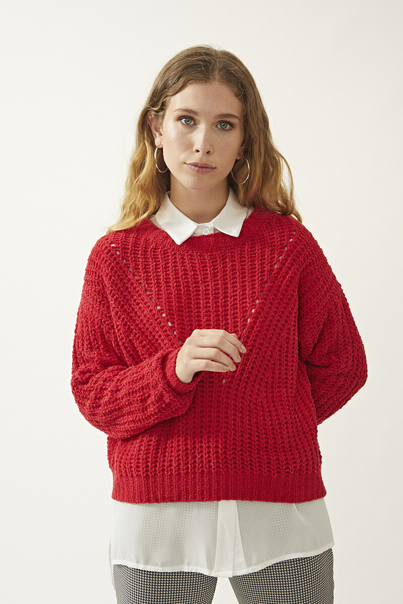 Sweater Belmont Rojo