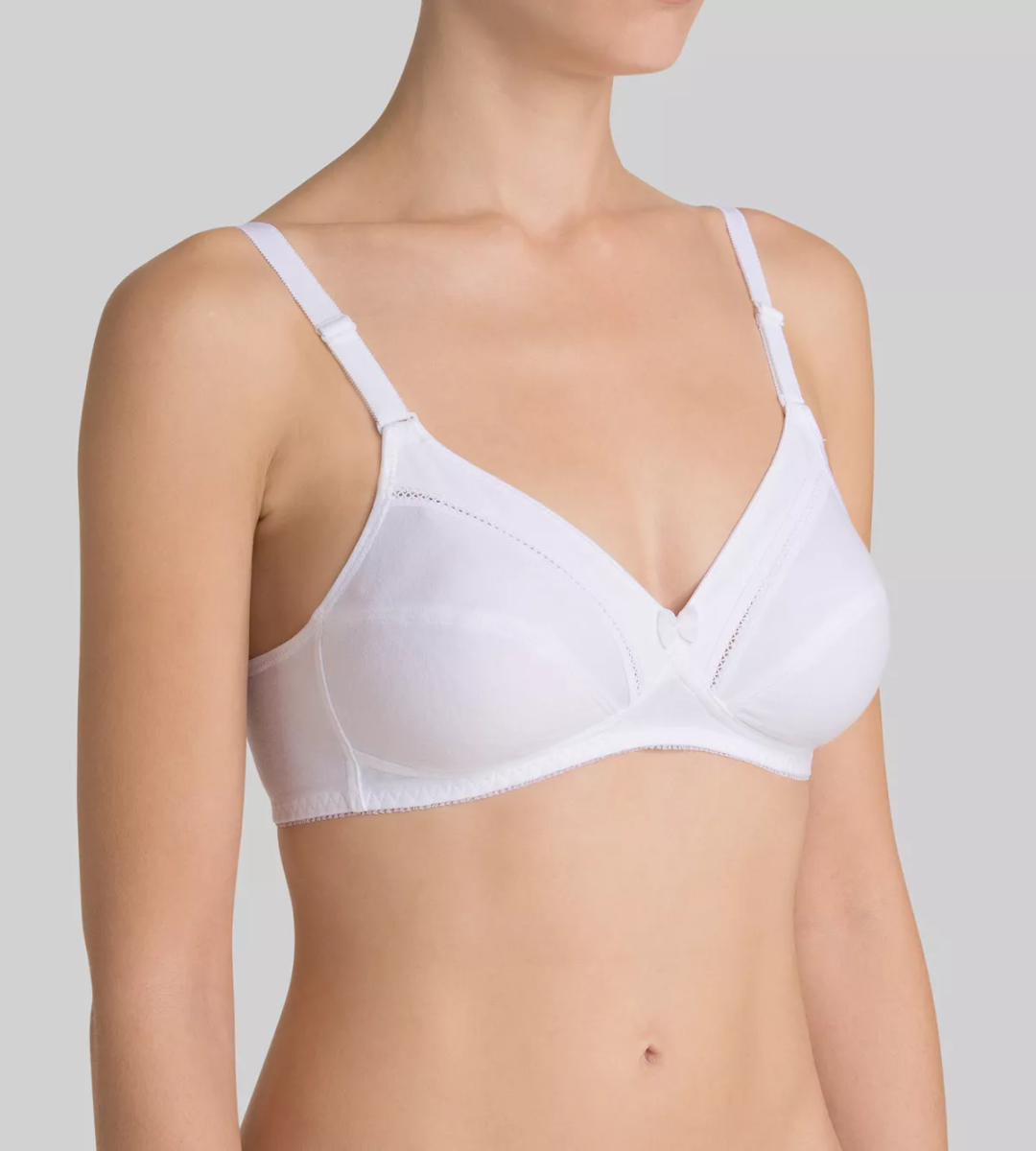 Soutien Cotton Classic Stretch - Blanco 