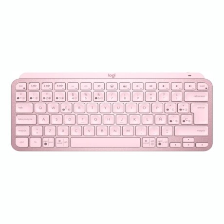 LOGITECH TECLADO MX KEYS MINI NAL+BT Teclado Inalámbrico LOGITECH MX Keys Mini BT Sensor De Luz - Pink