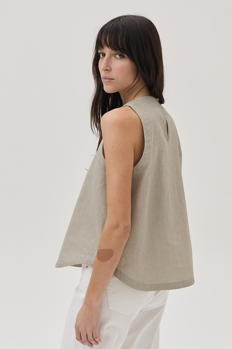Top Delfino Plateado