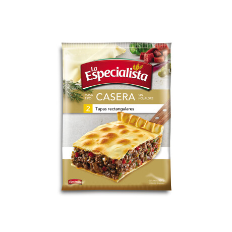 Tapa Rectang. Casera La Especialista Tapa Rectang. Casera La Especialista