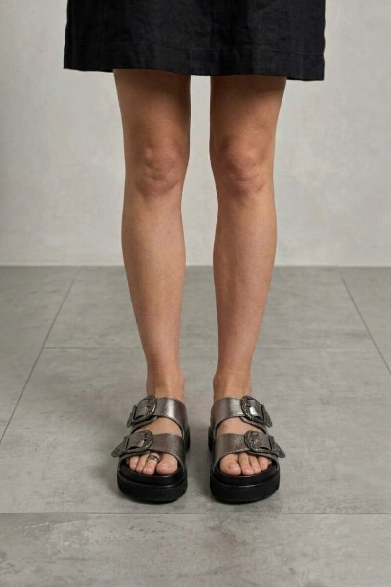 Sandalia Luxe Gris