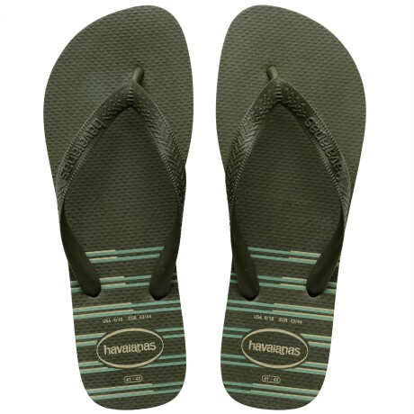 Ojotas de Hombre Havaianas Top Basic Marrón Musgo