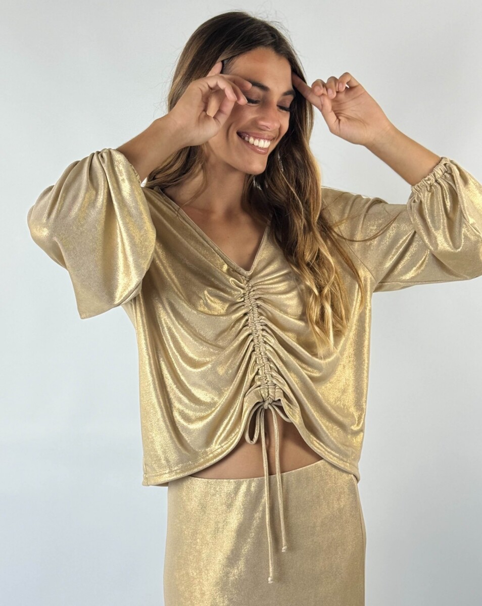 BLUSA ZORYA - DORADO 