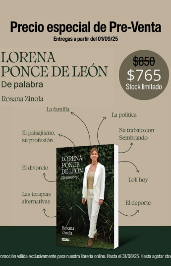 Lorena Ponce de León. De palabra - PRE-VENTA. Entregas a partir del 1/9/25 Lorena Ponce de León. De palabra - PRE-VENTA. Entregas a partir del 1/9/25