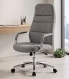 Silla de oficina Cromada 4 Posiciones Le Mans Gris Oscuro