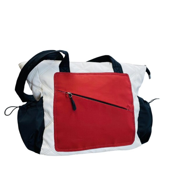 Cartera Tote Combinada combinado c/terracota