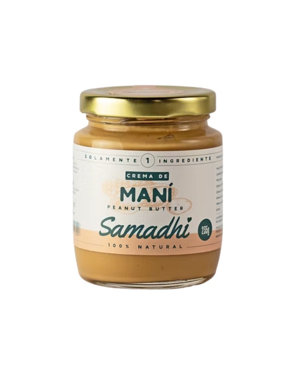 Crema de Maní Samadhi 235g 