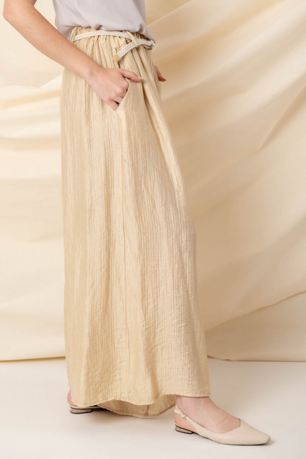 PANTALON AITNE Camel