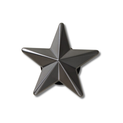 Jibbitz Punk Gunmetal Star Multicolor