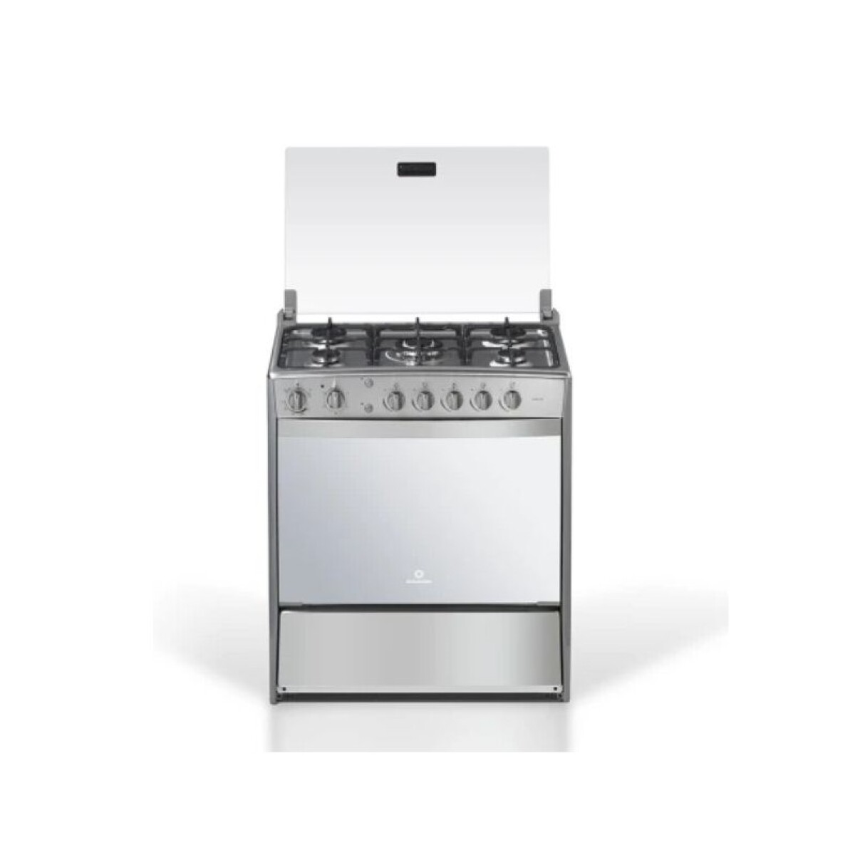 COCINA INDURAMA VARESE 5 HORNALLAS INOX. CON GRILL, SPIEDO. 