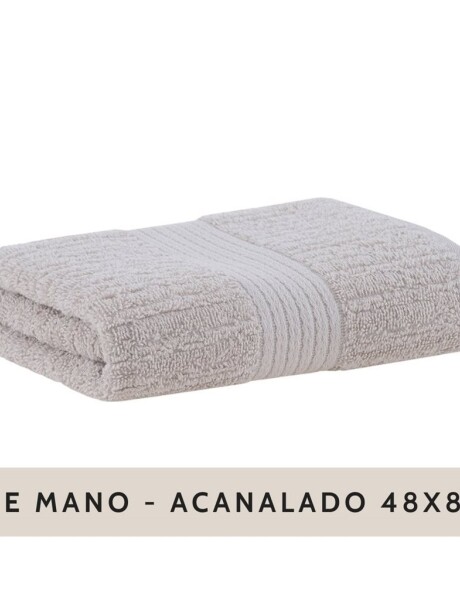 TOALLA ROSTRO ACANALADO BUDDEMEYER - 480G BEIGE - 48X85 TOALLA ROSTRO ACANALADO BUDDEMEYER - 480G BEIGE - 48X85