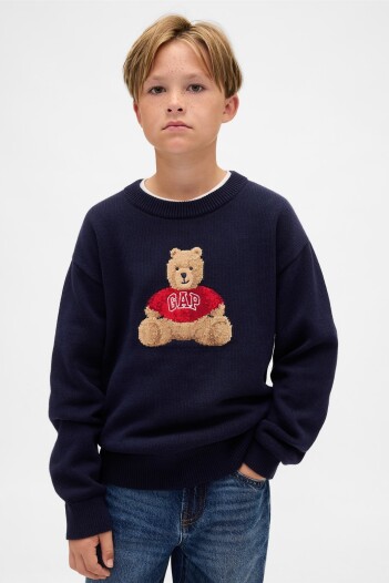 Buzo Algodón Oso Brannan Niño Navy Uniform