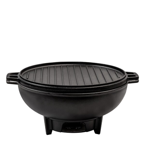 Brasero parrillero plancha lisa/ranurada 32 cm Brasero parrillero plancha lisa/ranurada 32 cm