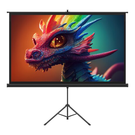 Pantalla Plegable Vivibright Blanca 84" 16:9 Con Soporte Pantalla Plegable Vivibright Blanca 84" 16:9 Con Soporte