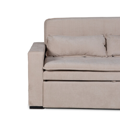 Sofá Cama Londres - Tela Microfibra 3012 (Beige)