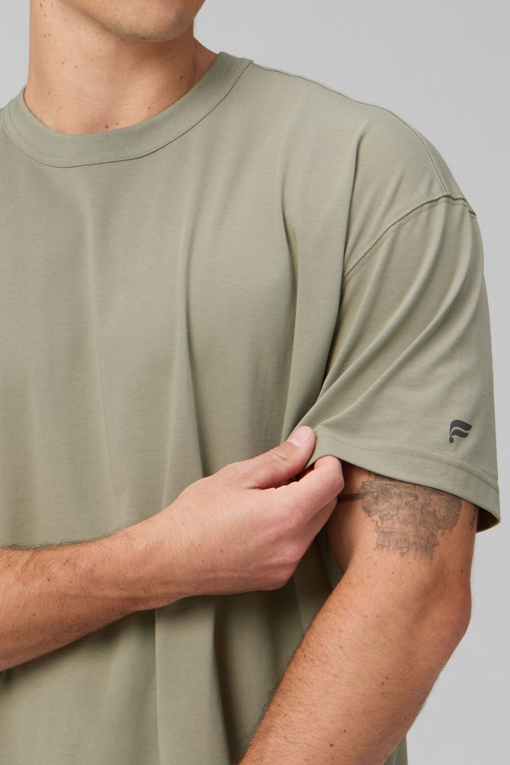 Polo The Effortless Oversized Tee Hombre Umbrella Sea Grass
