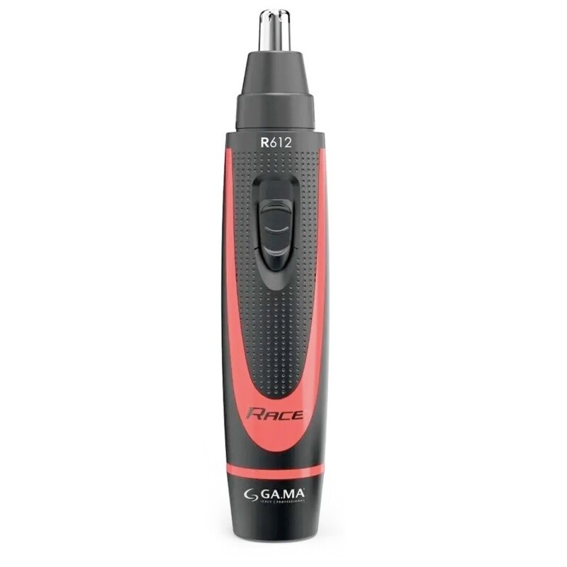 Combo corta pelo GA.MA Italy Race clipper trimmer y nose trimmer recargable USB para un afeitado y estilismo diario Negro/Rojo
