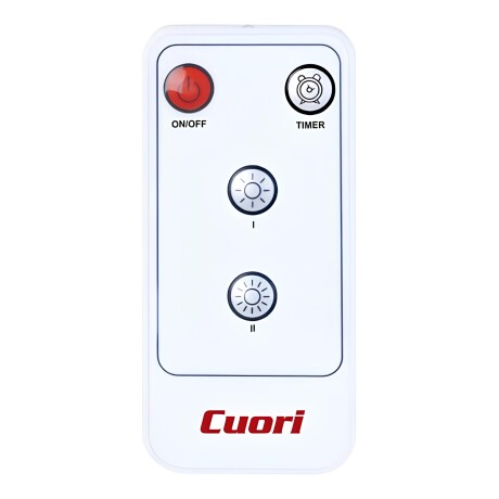 Convector de pared Cuori Scintilla 2000W con control remoto Blanco