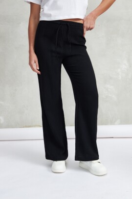 PANTALÓN TRAMA NEGRO