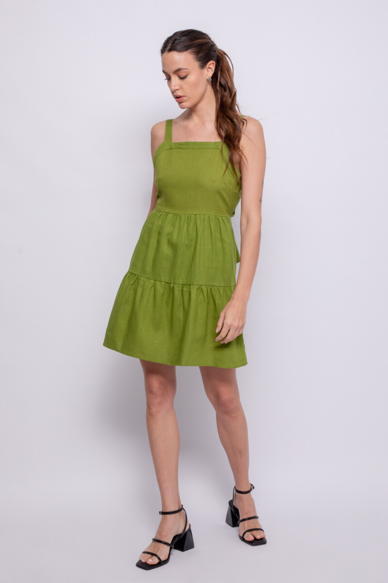 VESTIDO SALLY Verde Oliva