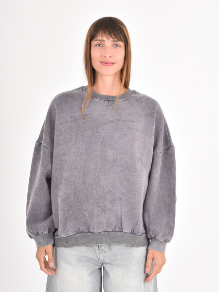 BUZO TEGRO GRIS OSCURO