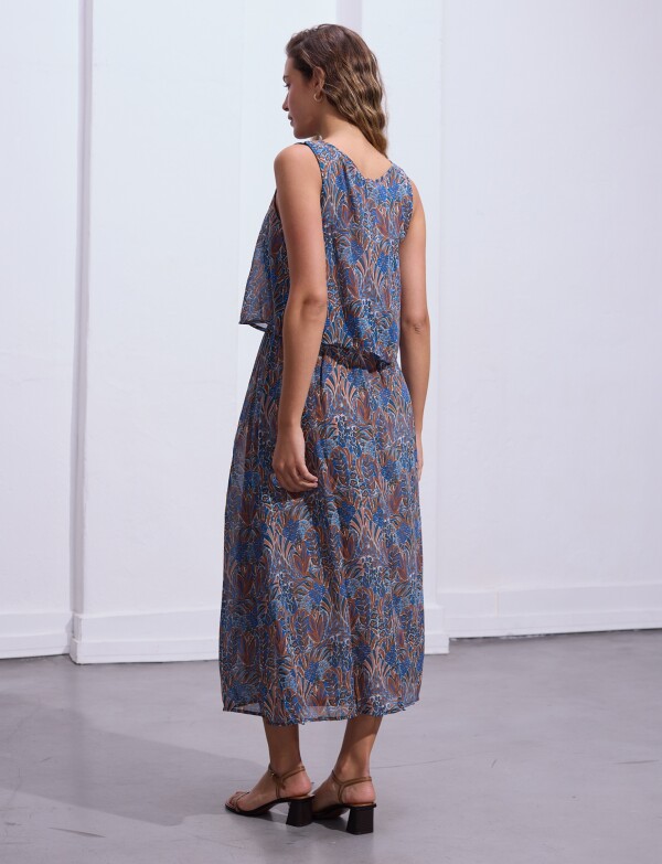 Vestido Maxi AZUL/MULTI