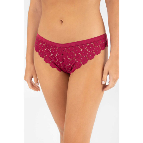 Bikini pali Bordeaux oscuro