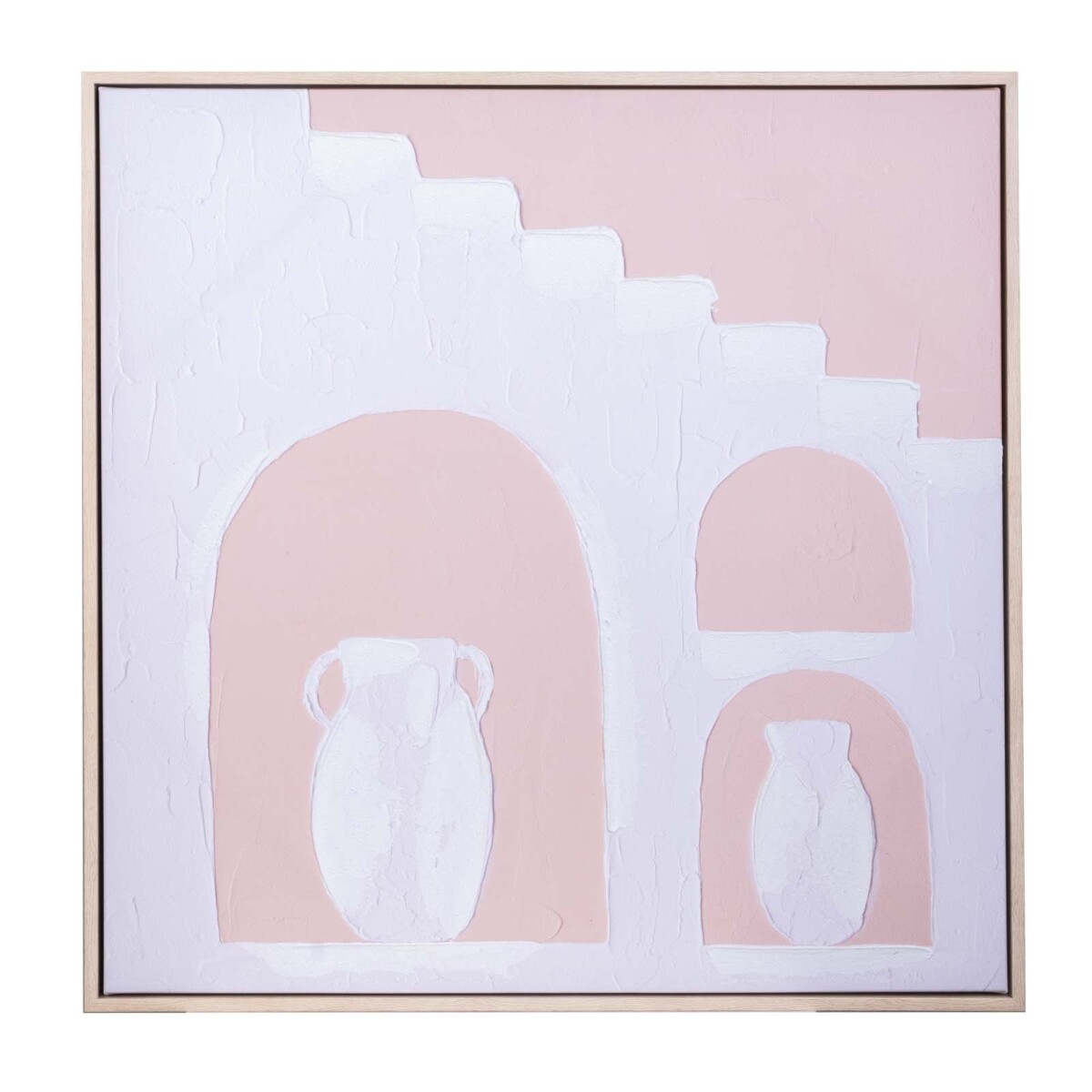 CUADRO - LIENZO-Y-MDF NARANJA VASE II 