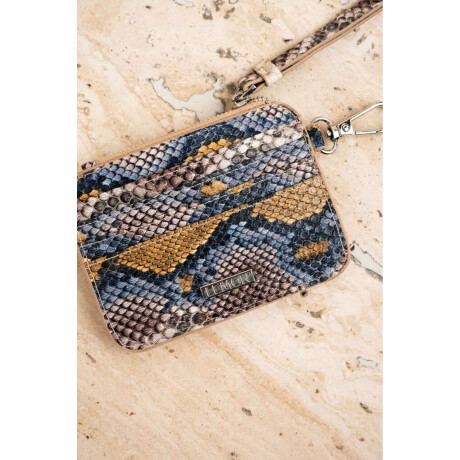 Tarjetero Animal Print Multi Snake