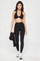 Top Pureluxe Plunge Low Impact Bra Mujer Black