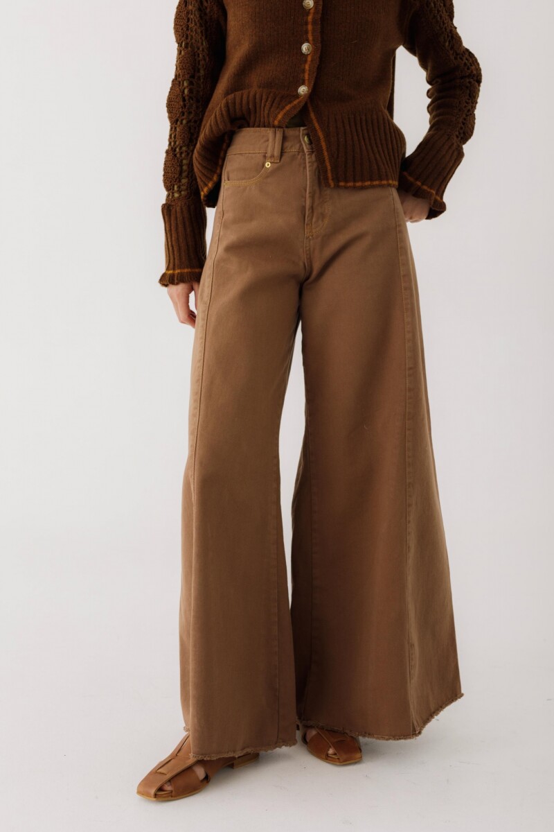 Jean Wide XL Marrón
